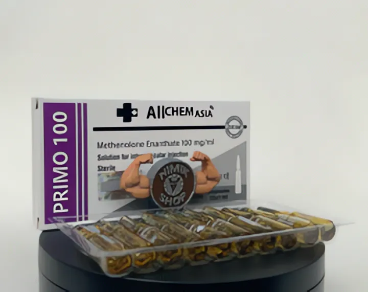 PRIMO 100 (Methenolone Enanthate) Allchem Asia - 100mg/ml/10amp